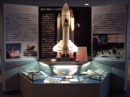 スペースシャトル（４０分の１の模型）