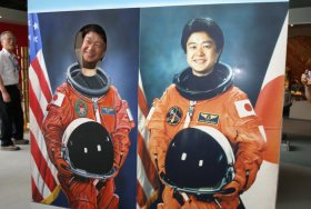 科学館に来館した向井千秋宇宙飛行士画像その5