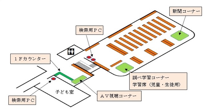 1階案内図の地図画像