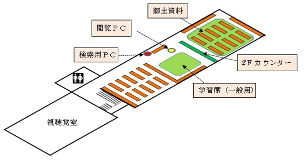 2階案内図の地図画像