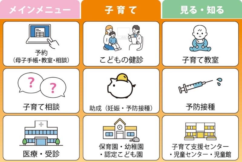 子育てメニュー