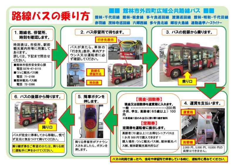 路線バスの乗り方案内(画像)