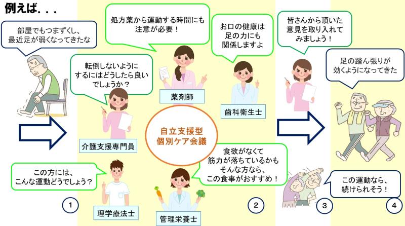 自立支援型個別ケア会議イメージ