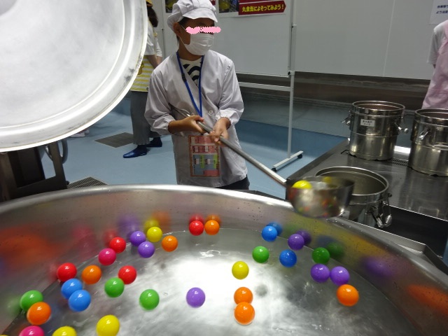 釜混ぜ・配缶体験