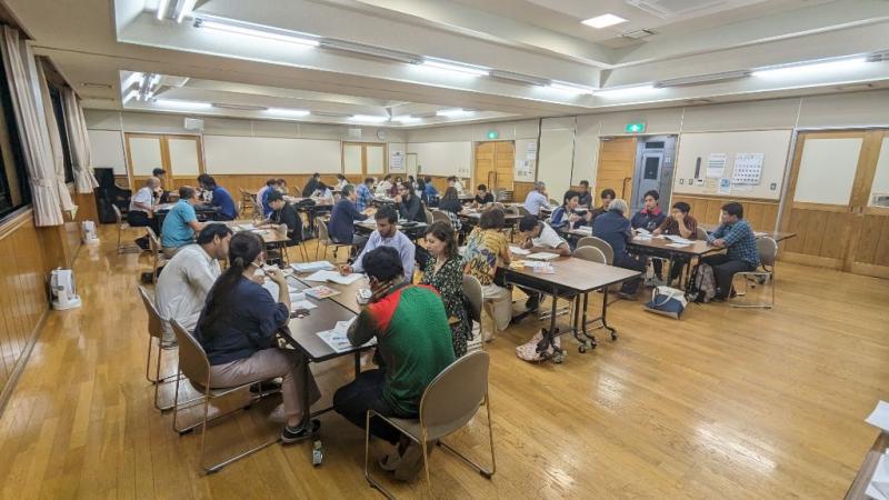 公民館での日本語教室