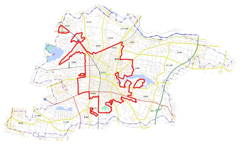 公共下水道事業計画区域