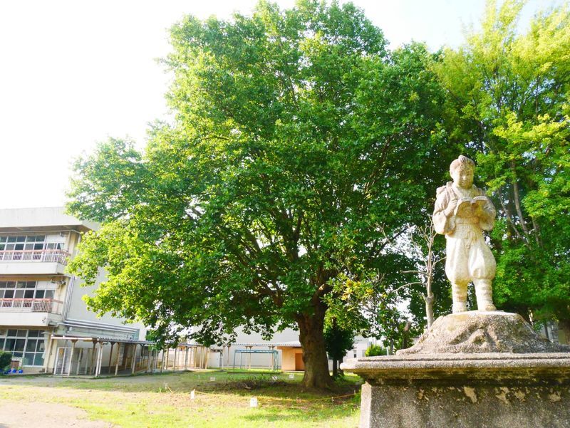 学校の二宮金次郎像