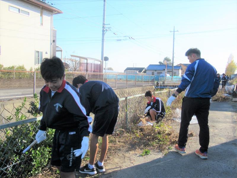 加法師川の清掃