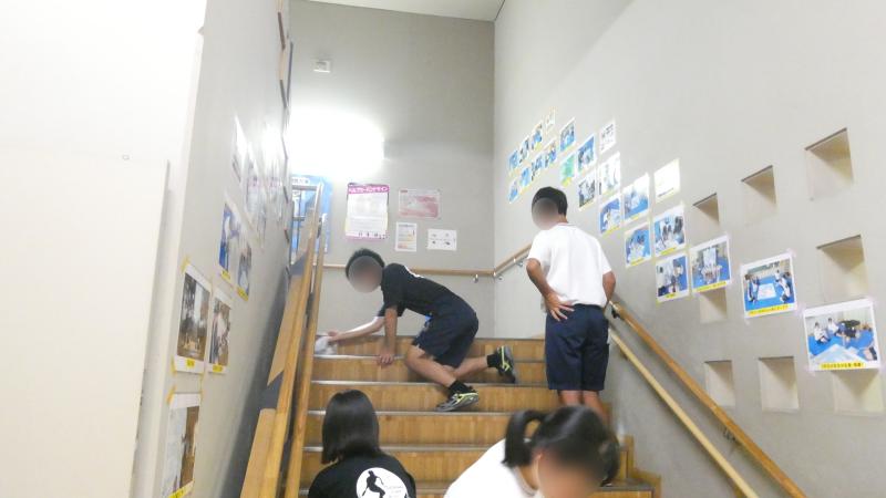 階段アート仕上げ０１