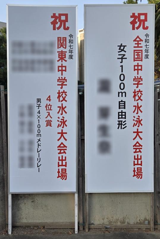 看板の画像