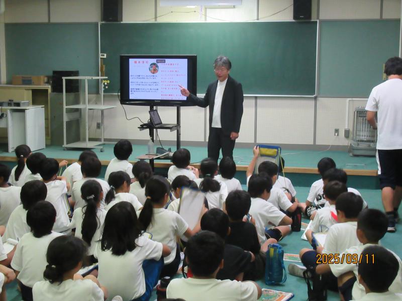 橋本先生特別授業の画像