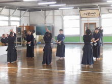 武道館での競技の写真C