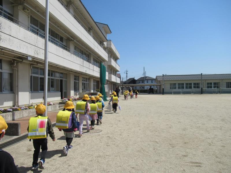 下校の様子