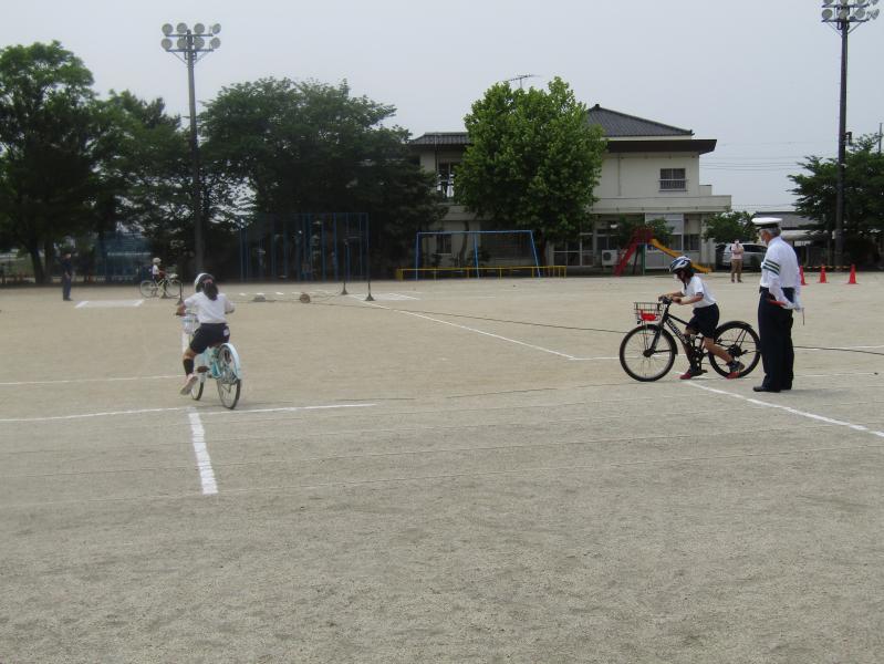 自転車の練習