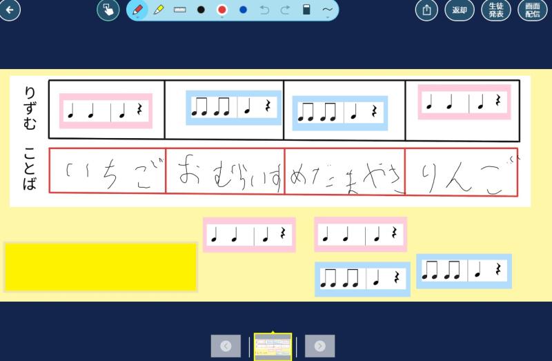 タブレットで音楽づくり