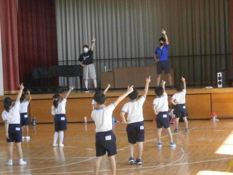 運動会の練習