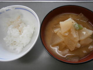 ご飯とみそ汁作り6