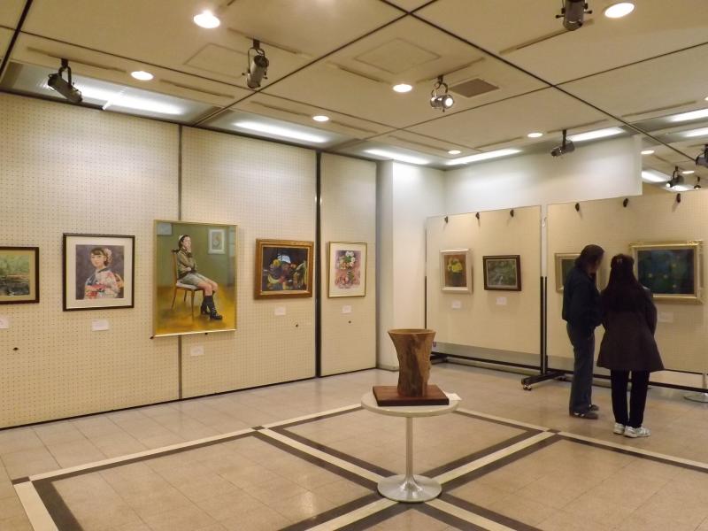 館林市美術展28年度の様子