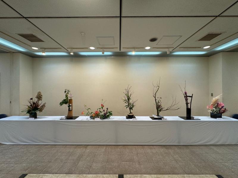 令和６年度市民茶華道展の様子１