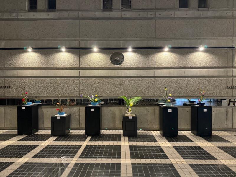 令和６年度市民茶華道展の様子２