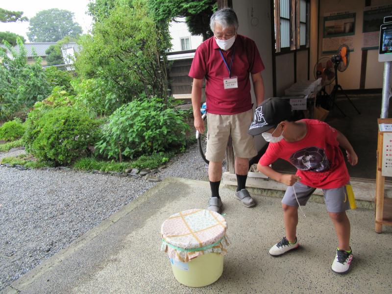 イベントの様子（コマ回し）の画像