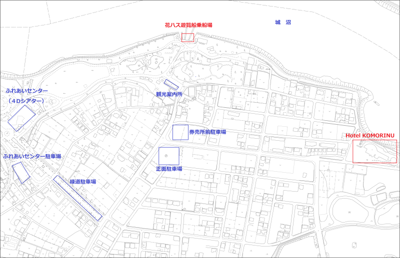花ハスまつり位置図
